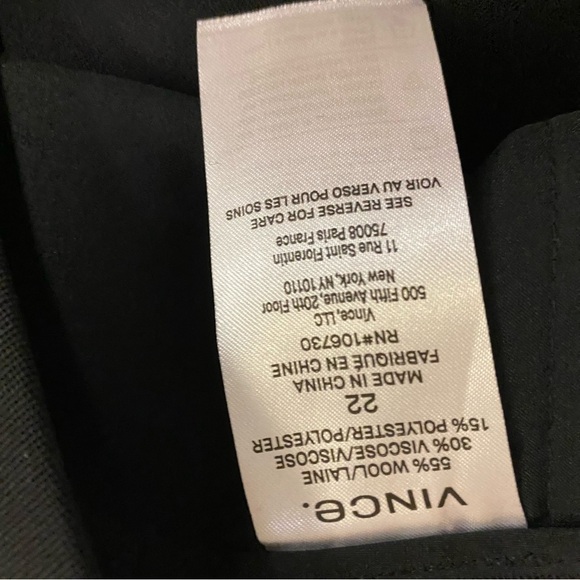 Vince | Pleat Front Wool Blend Culottes Plus Size 22 Pants NEW - Picture 7 of 15